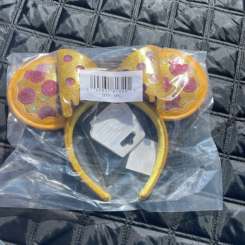 Loungefly Disney Parks Mini Backpack and Matching Ears-pizza- Disney Eats - Picture 4 of 7